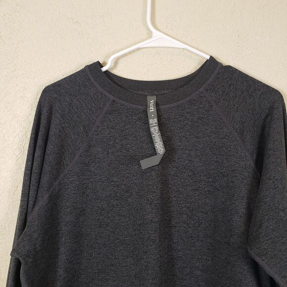 Vuori Long Sleeve Halo Crew Top Shirt Gray Heather Women’s Sz Small Athleisure - Picture 2 of 9
